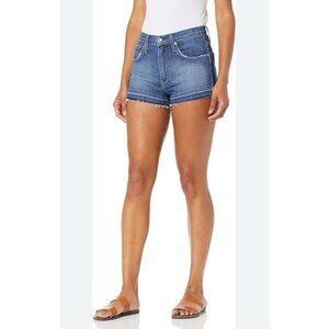 NWT James Jeans Shorty Nirvana Slouchy Boy Blue Jean Shorts Cut-Off 26 Basic